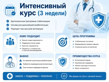 Реабилитация за 21 день в Сысерте