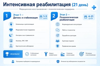 Реабилитация за 21 день в Сысерте